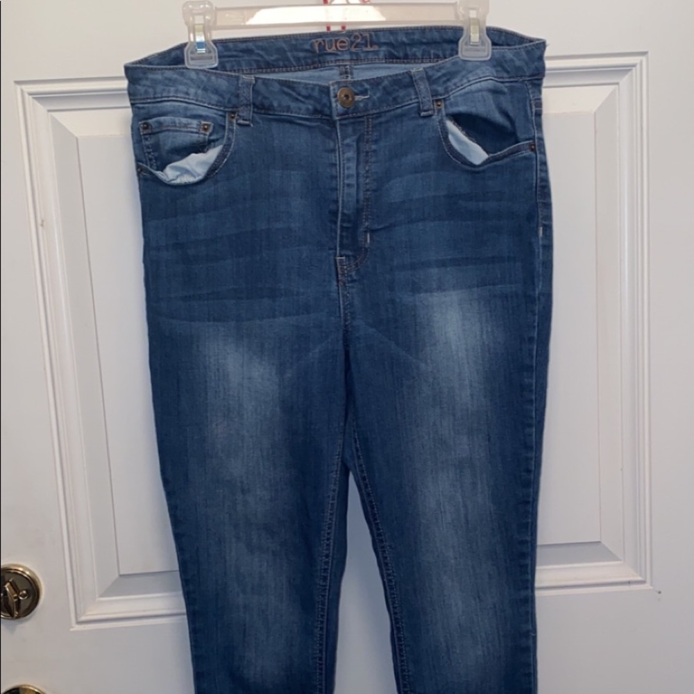 High rise jeggings